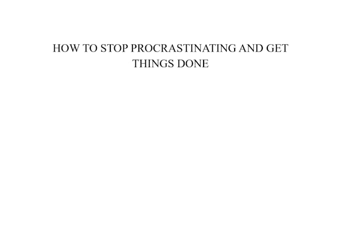 write self help and productivity articles